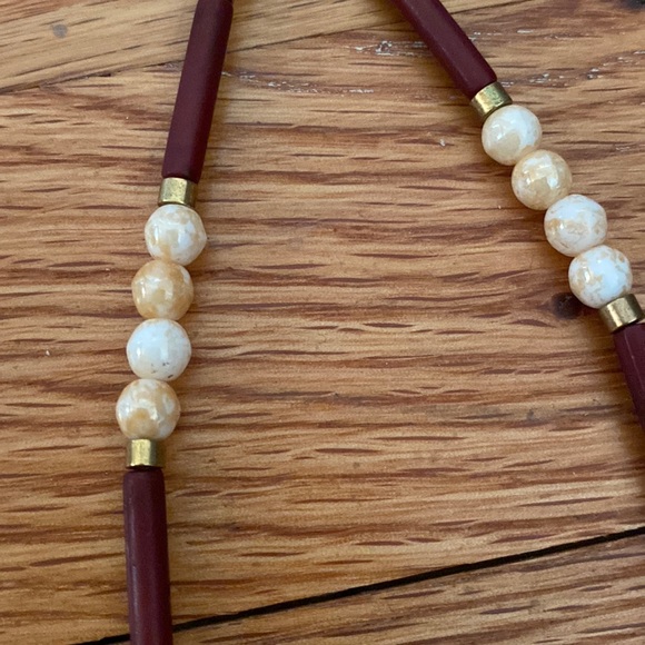 VTG Gorgeous Necklace With Unusual Beads - Picture 3 of 7